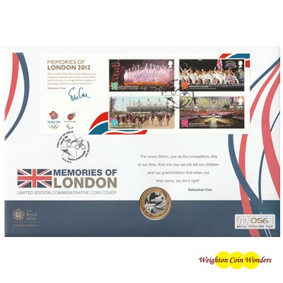 2012 Silver Proof £2 Coin - London to Rio Handover - Click Image to Close